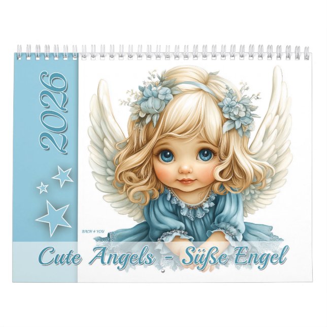 Niedlich Angels - Süße Engel 2026 Kalender (Titelbild)
