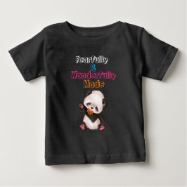 Niedlich ängstlich und wunderbar gemacht baby t-shirt