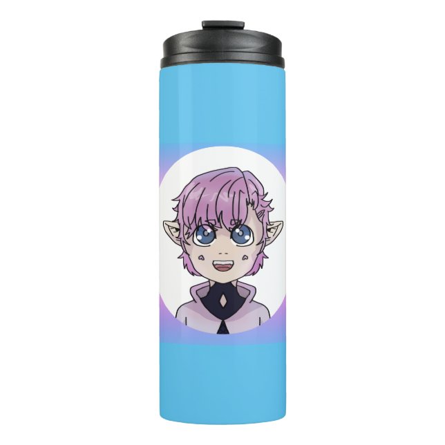Niedlich Anime Elf Thermal Tumbler Thermosbecher (Vorderseite)