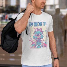 Niedlich Anime Gamer Girl T-Shirt