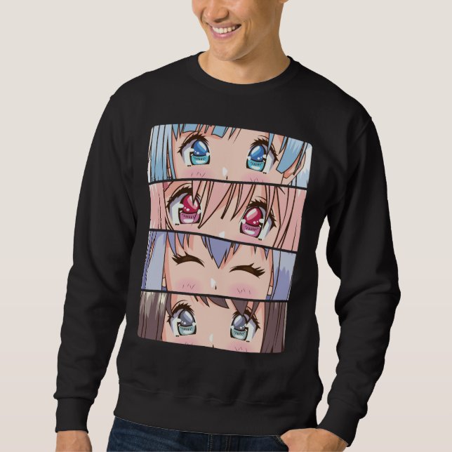 Niedlich Anime Girl Japan Comic Manga Anime Sweatshirt (Vorderseite)