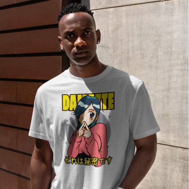 Niedlich Anime Girl Secret T-Shirt (Von Creator hochgeladen)
