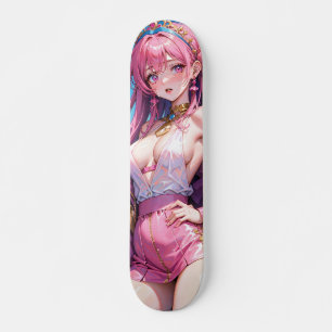 Niedlich Anime Girl Skateboard