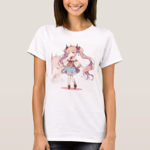 Niedlich Anime Girl T - Shirt