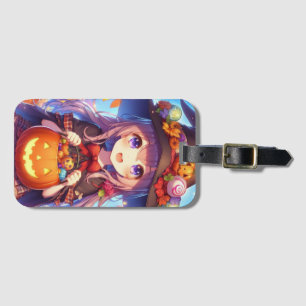 Niedlich Anime Halloween Hexe Gepäckanhänger