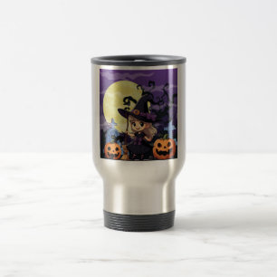 Niedlich Anime Halloween Hexe Reisebecher