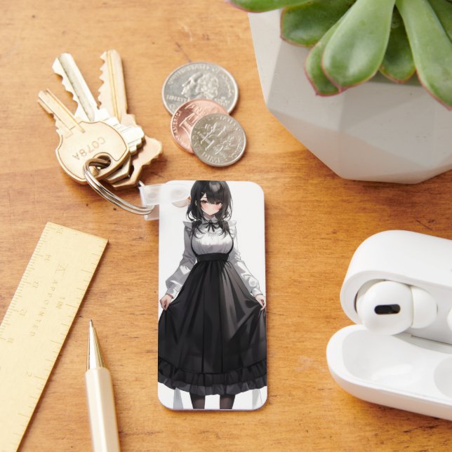 Niedlich Anime Maid Schlüsselanhänger (Schreibtisch)