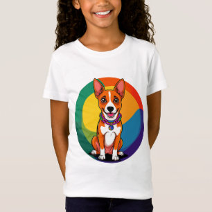 Niedlich animierte Welpe mit Collar T-Shirt