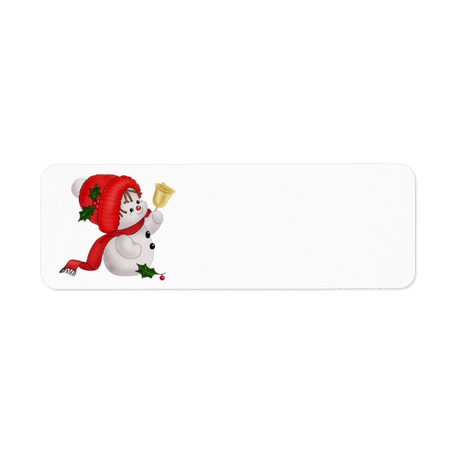 Niedlich animierter Snowman (Vorne)