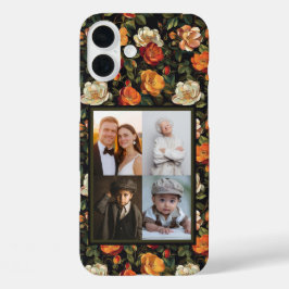 Niedlich anpassbare Foto-Rose iPhone 16 Plus Hülle