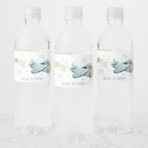 Niedlich Aqua Blue Flugzeug Cloud Heart Kindergebu