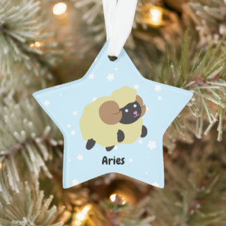 Niedlich Aries Star Ornament