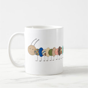 Niedlich Art Coffee Mugs-Raupe #1-Erin Brie Art Kaffeetasse