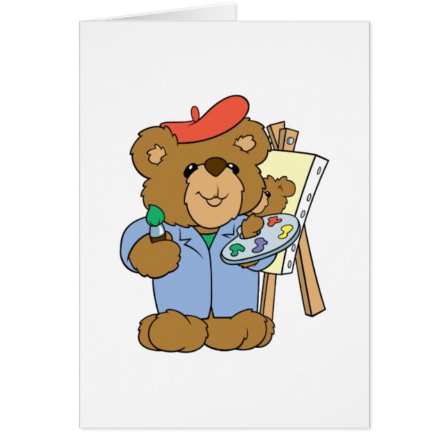 Niedlich Artist Teddy Bear (Vorne)