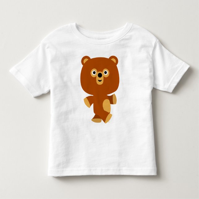 Niedlich Assertive Cartoon Bärenkinder T - Shirt (Vorderseite)