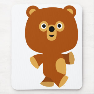 Niedlich Assertive Cartoon Bärenmousepad Mousepad