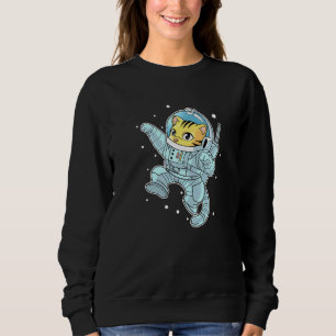Niedlich Astro Cat Spaceman Kitten Space Cats Fur Sweatshirt