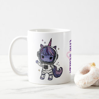 Niedlich Astro Unicorn Kaffee Tasse