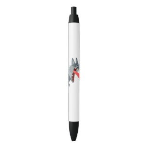 Niedlich aufgeregter Cartoon Wolf Pen Kugelschreiber