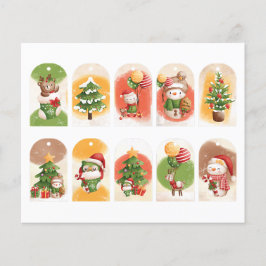 Niedlich ausgeschnittene Weihnachtscreme Geschenke