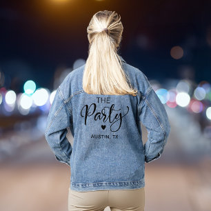 Niedlich Austin Junggeselinnen-Abschied Jeansjacke