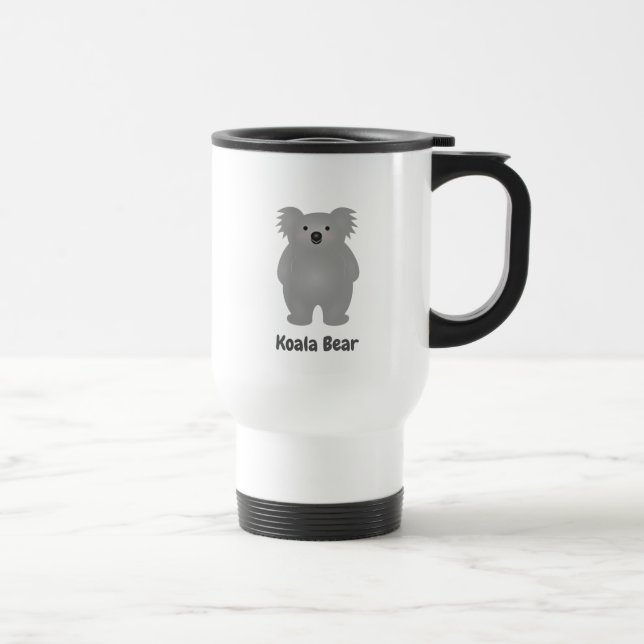 Niedlich Australia Baby Koala Bear Fügen Sie Ihren Reisebecher (Rechts)
