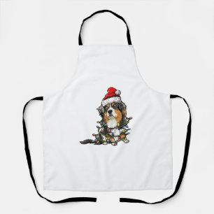 Niedlich Australian Shepherd Santa Christmas Tree Schürze