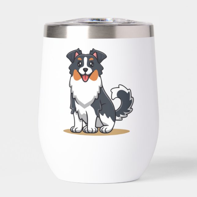 Niedlich Australischer Schäferhund-23145 (Vorderseite)