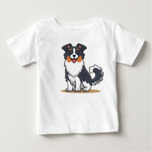 Niedlich Australischer Schäferhund-23145 Baby T-shirt