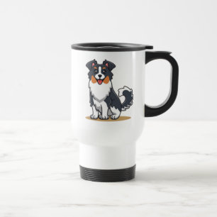 Niedlich Australischer Schäferhund-23145 Reisebecher