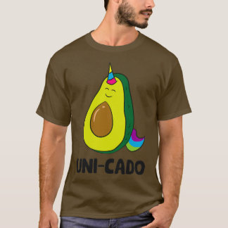 Niedlich Avocado Girl Avocado Unicorn Frauen UniCa T-Shirt
