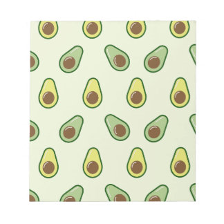 Niedlich Avocado Pattern Notizblock