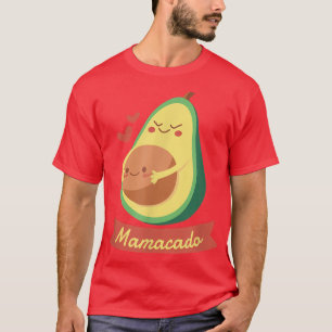 Niedlich Avocado Pregnant Mama Funny Mamacado Avoc T-Shirt
