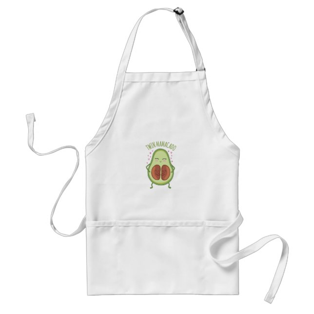 Niedlich Avocado Pregnant Mommy Schürze (Vorne)