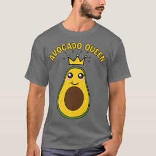 Niedlich Avocado Queen Funny Avocado Lover Girls A T-Shirt
