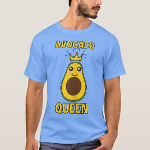 Niedlich Avocado Queen Funny Avocado Lover Girls A T-Shirt