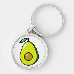 Niedlich Avocado Schlüsselanhänger
