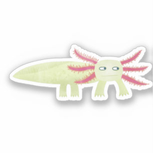 Niedlich Axolotl Aufkleber