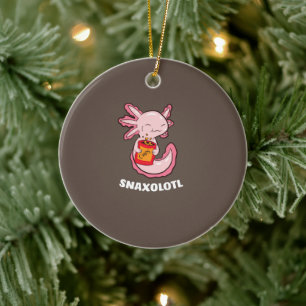 Niedlich Axolotl Lover Snaxolotl Kawaii Axolotl Fo Keramik Ornament