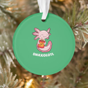 Niedlich Axolotl Lover Snaxolotl Kawaii Axolotl Fo Ornament
