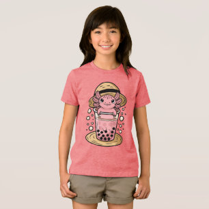 Niedlich Axolotl Tri-Blend Shirt