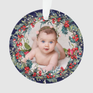 Niedlich Baby 1. Weihnachtsfeier Foto Ornament