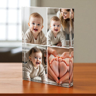 Niedlich Baby 4 Foto Collage Picture Foto Block
