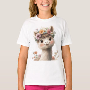 Niedlich Baby Alpaca T-Shirt