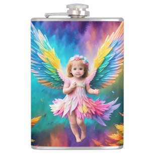 Niedlich Baby Angel Wings Art-38424 Flachmann