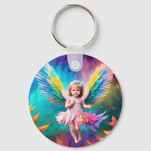 Niedlich Baby Angel Wings Art-38424 Schlüsselanhänger