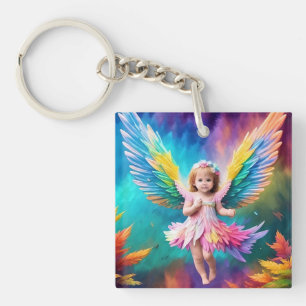 Niedlich Baby Angel Wings Art-38424 Schlüsselanhänger