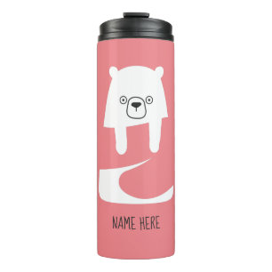 NIEDLICH BABY BEAR Vater Mama Daughter Son Famil Thermosbecher