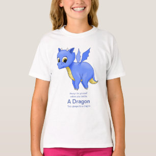 Niedlich Baby Blue Dragon T-Shirt