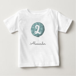 Niedlich Baby Boy Balloon 2. Geburtstagskind Baby T-shirt